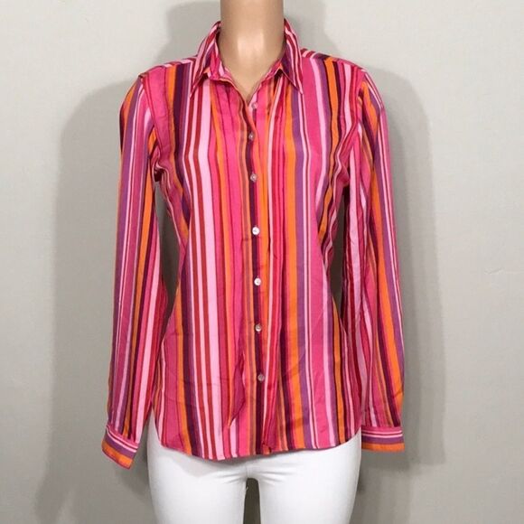 Isaac Mizarahi stripe shirt. NWT - Picture 2 of 12